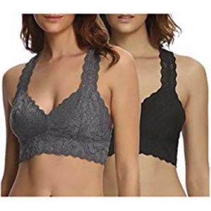 Lace Racerback Bralette Pack